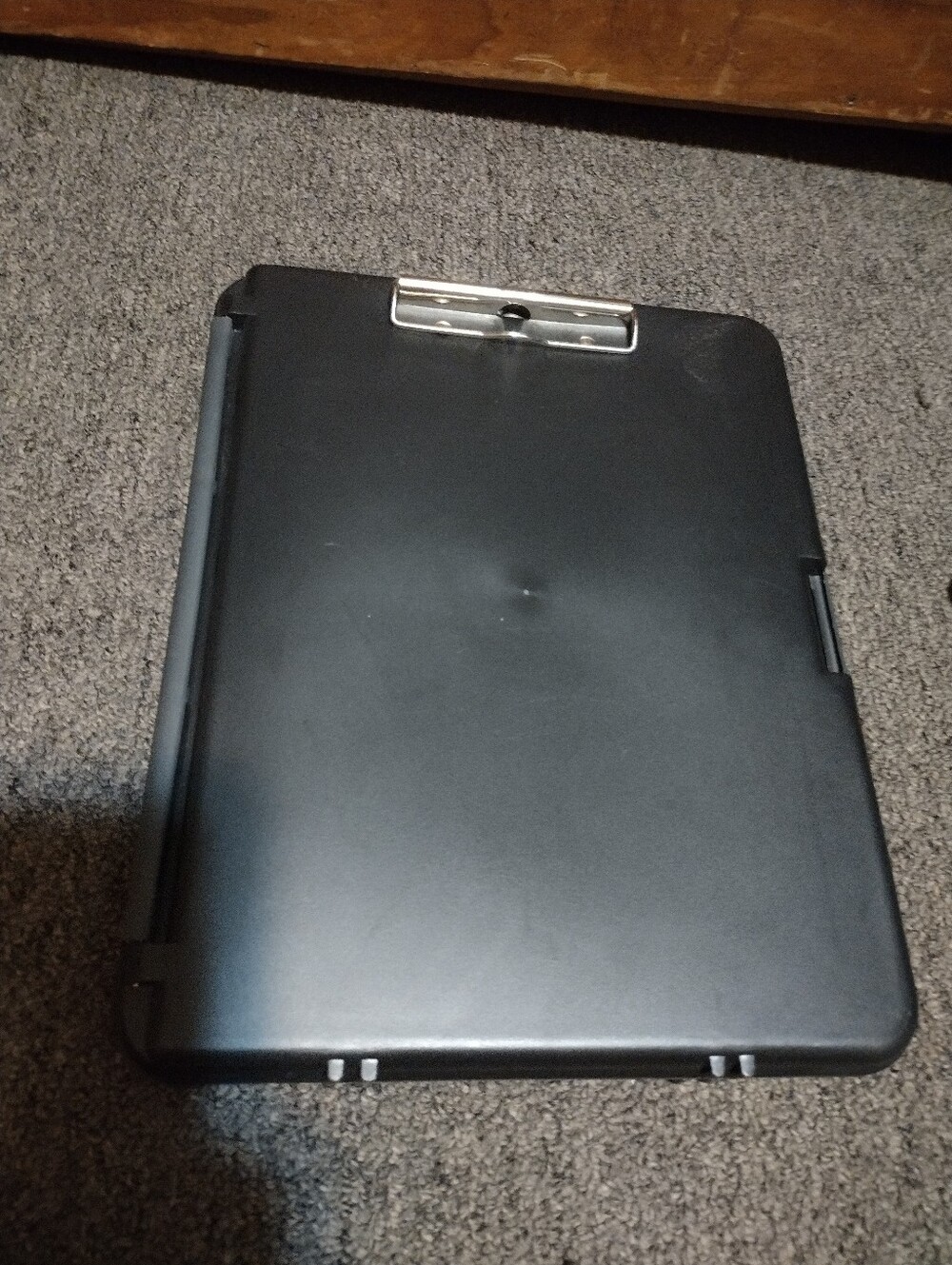 Saunders Black 2-Pocket Case With Clip Board